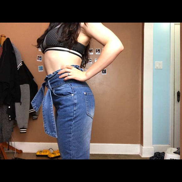 NWOT BOOHOO paper bag high rise ๐ - Picture 4 of 6
